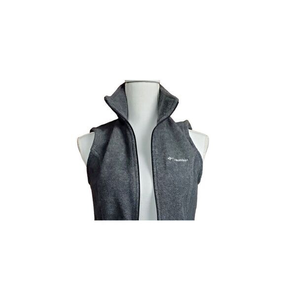 Columbia Benton Springs Vest Size XS Sleeveless Gray Full Zip Fleece Women's  - Picture 3 of 11